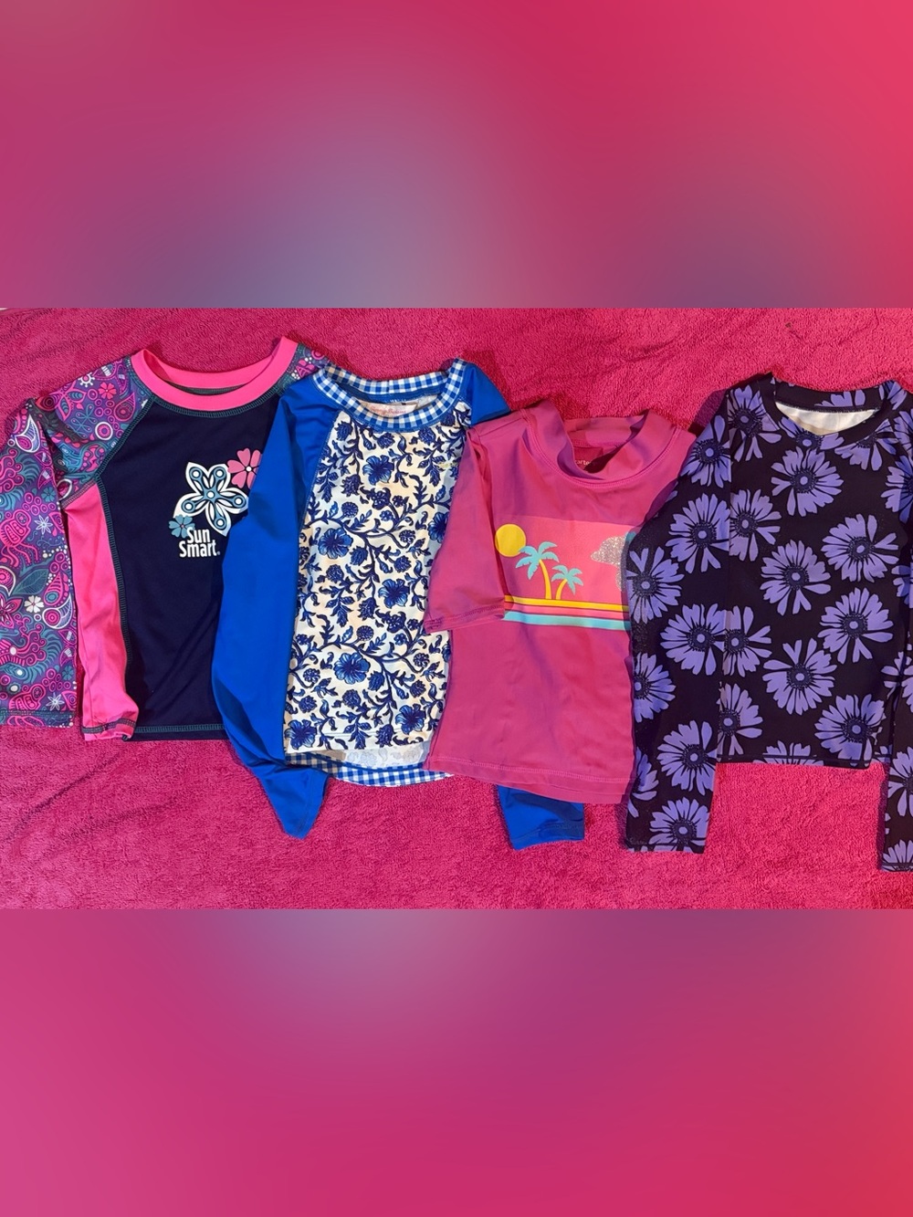 BUNDLE - Four (4) Kids Rash Guards